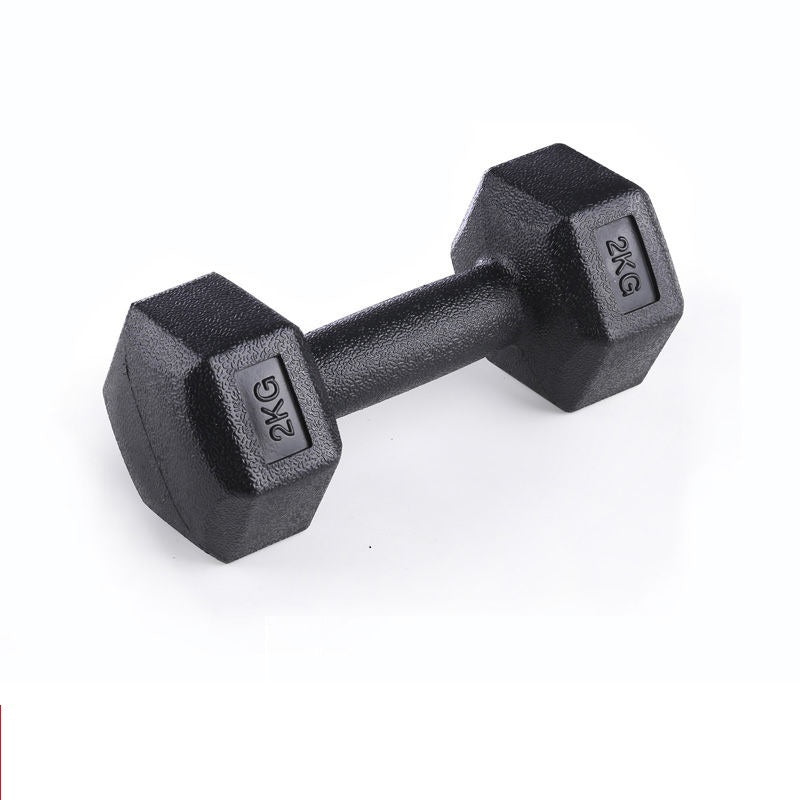 Rubberized Dumbbells – Arm Muscle Training Home Fitness Equipment