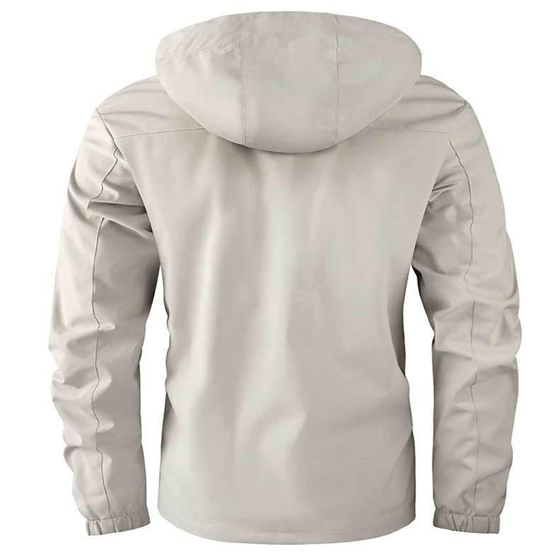 Men’s Hooded Parka Jacket – Windproof Winter Outdoor Coat