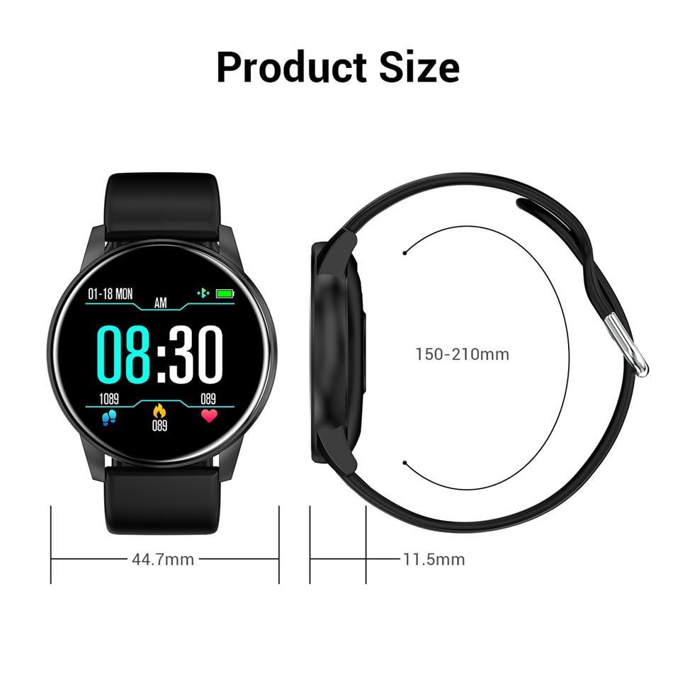 Luxury Unisex Smart Watch – 1.3” Color Screen Heart Rate & Blood Pressure (Waterproof)