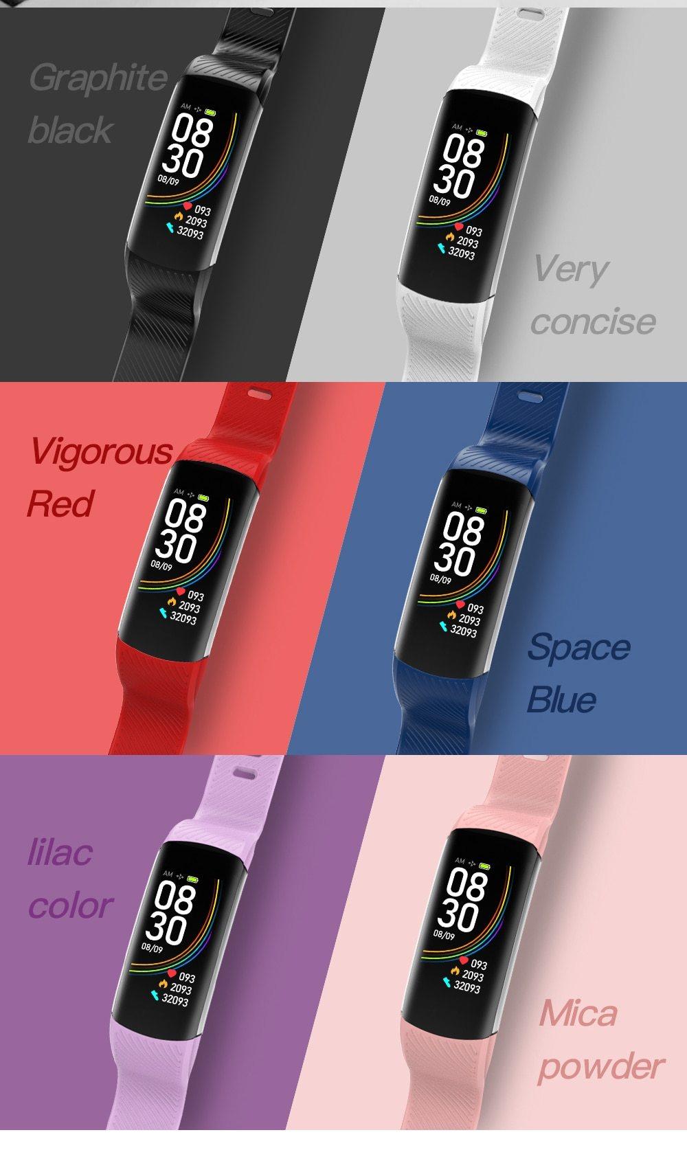 Luxury Unisex Sport Smart Watch – Fitness Tracker (Android & iOS Waterproof)