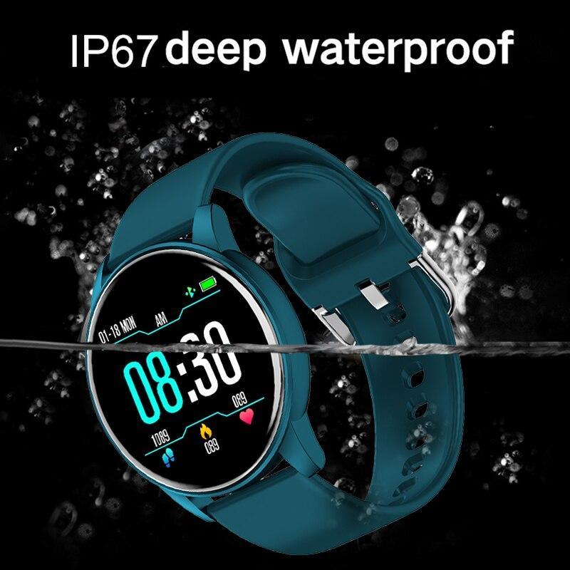 Luxury Unisex Smart Watch – 1.3” Color Screen Heart Rate & Blood Pressure (Waterproof)