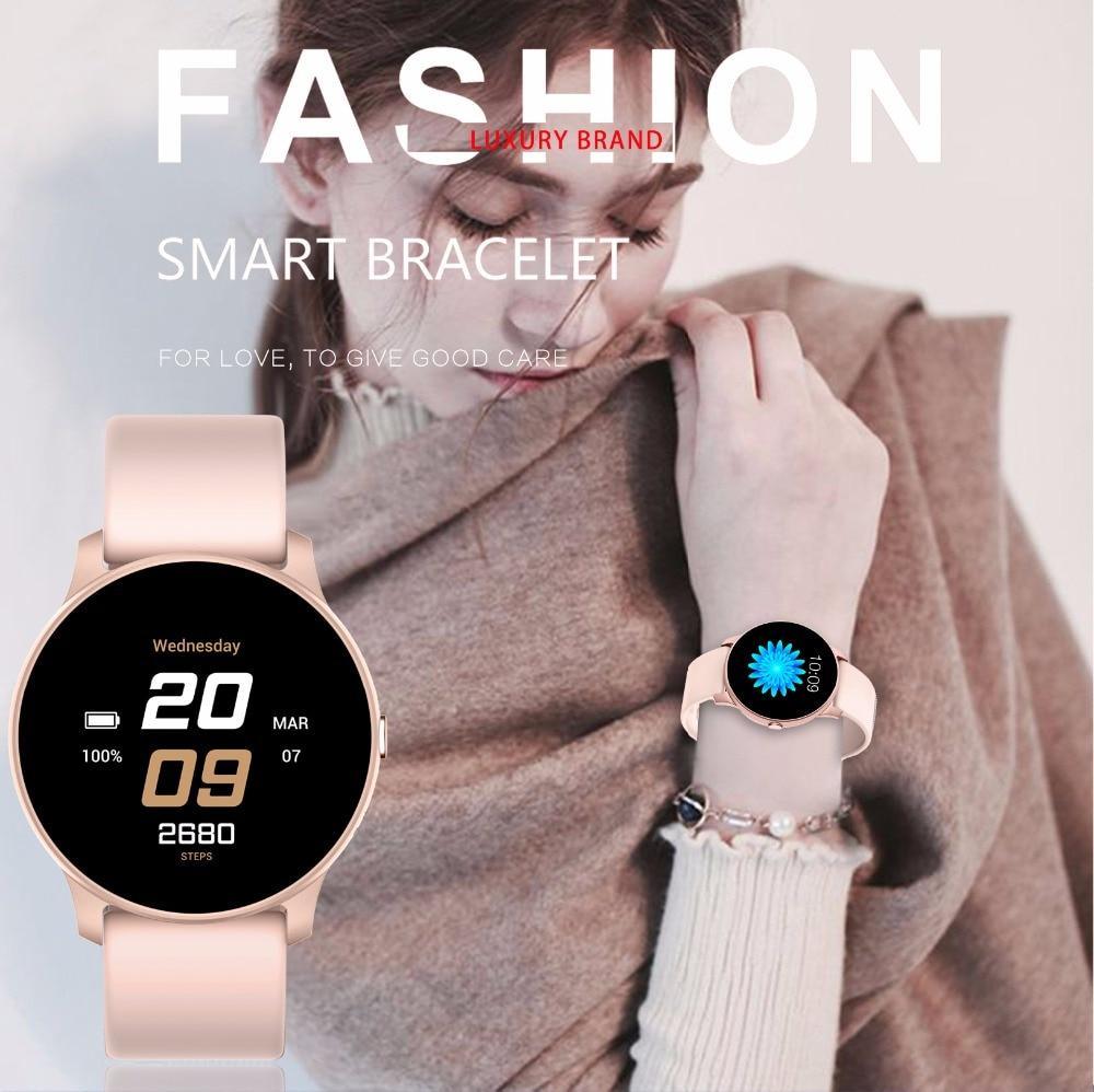 Waterproof Smart Watch for Women – Heart Rate & Fitness Tracker Bracelet