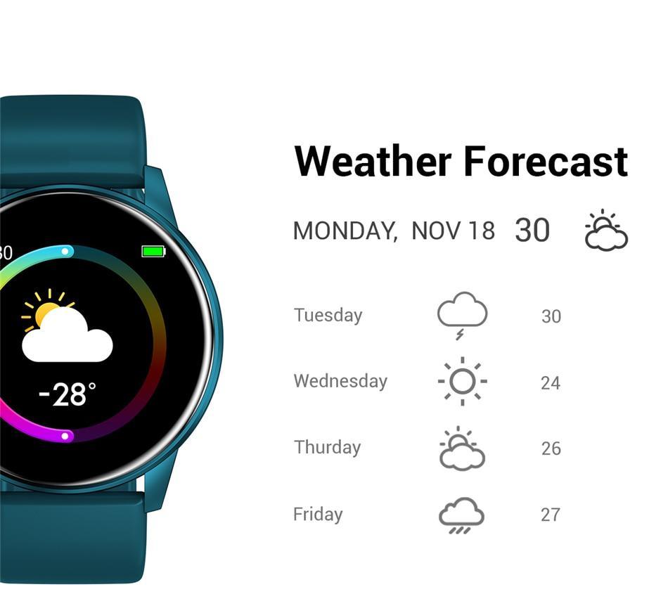 Luxury Unisex Smart Watch – 1.3” Color Screen Heart Rate & Blood Pressure (Waterproof)