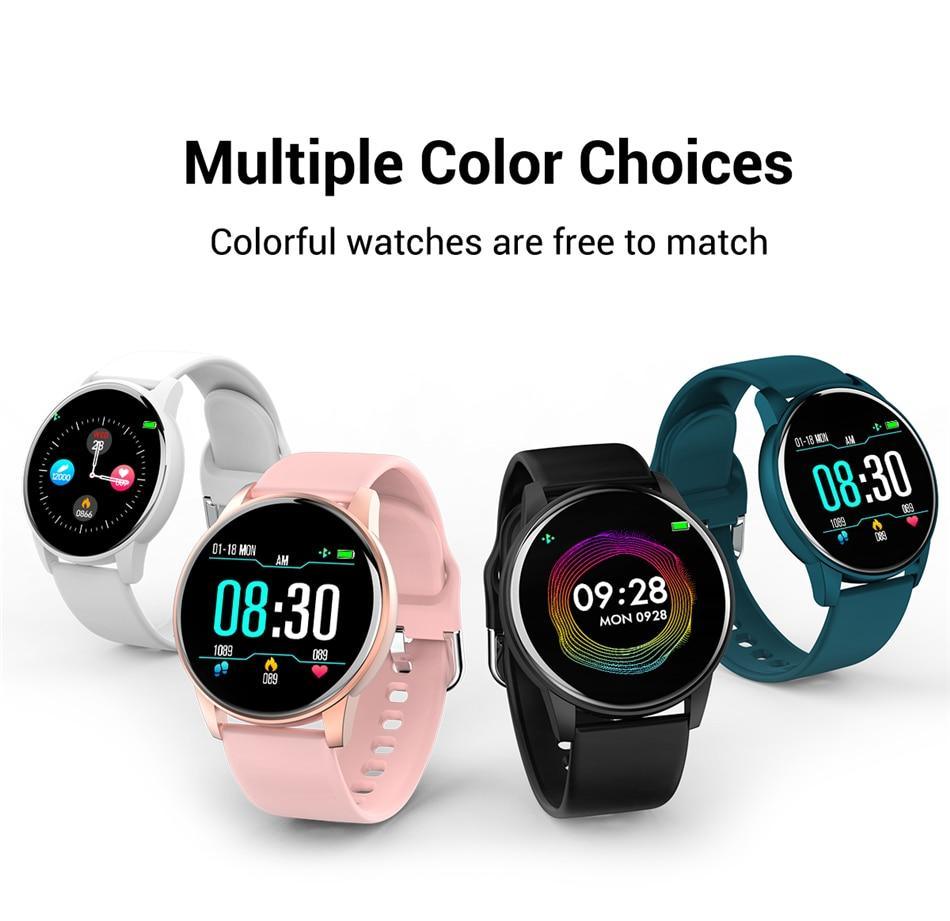 Luxury Unisex Smart Watch – 1.3” Color Screen Heart Rate & Blood Pressure (Waterproof)