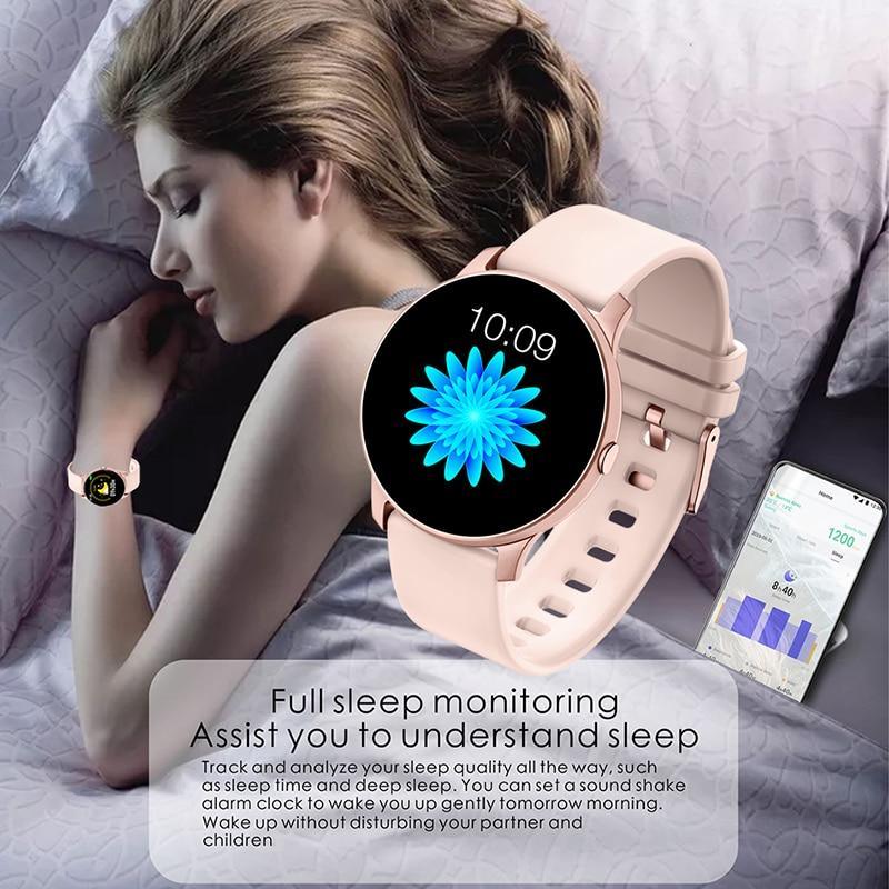 Waterproof Smart Watch for Women – Heart Rate & Fitness Tracker Bracelet