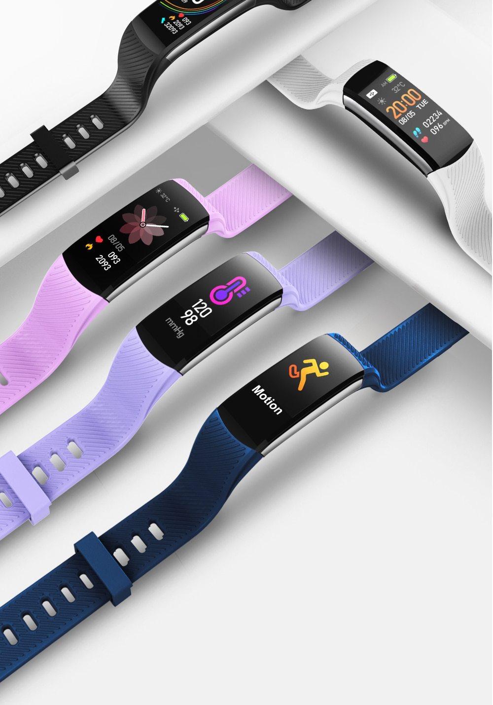 Luxury Unisex Sport Smart Watch – Fitness Tracker (Android & iOS Waterproof)