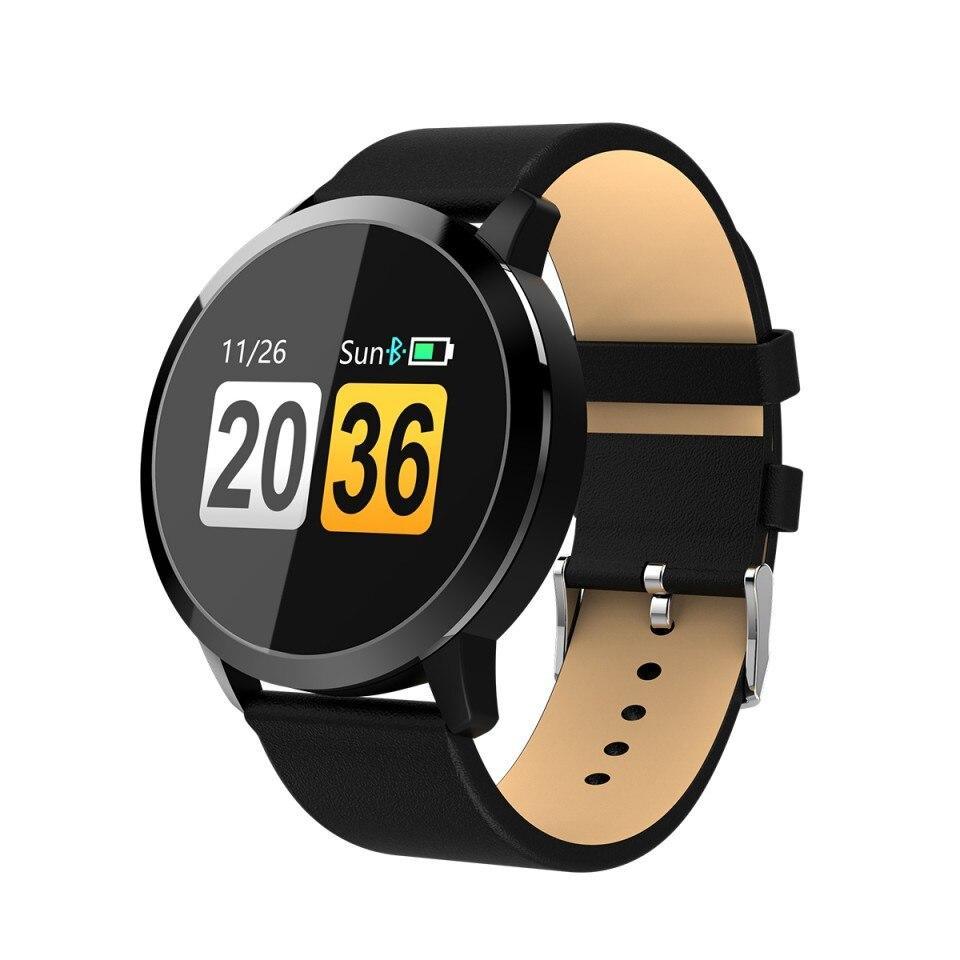 Q8 LED Bluetooth Smart Watch – Stainless Steel Waterproof Fitness Tracker (Unisex)
