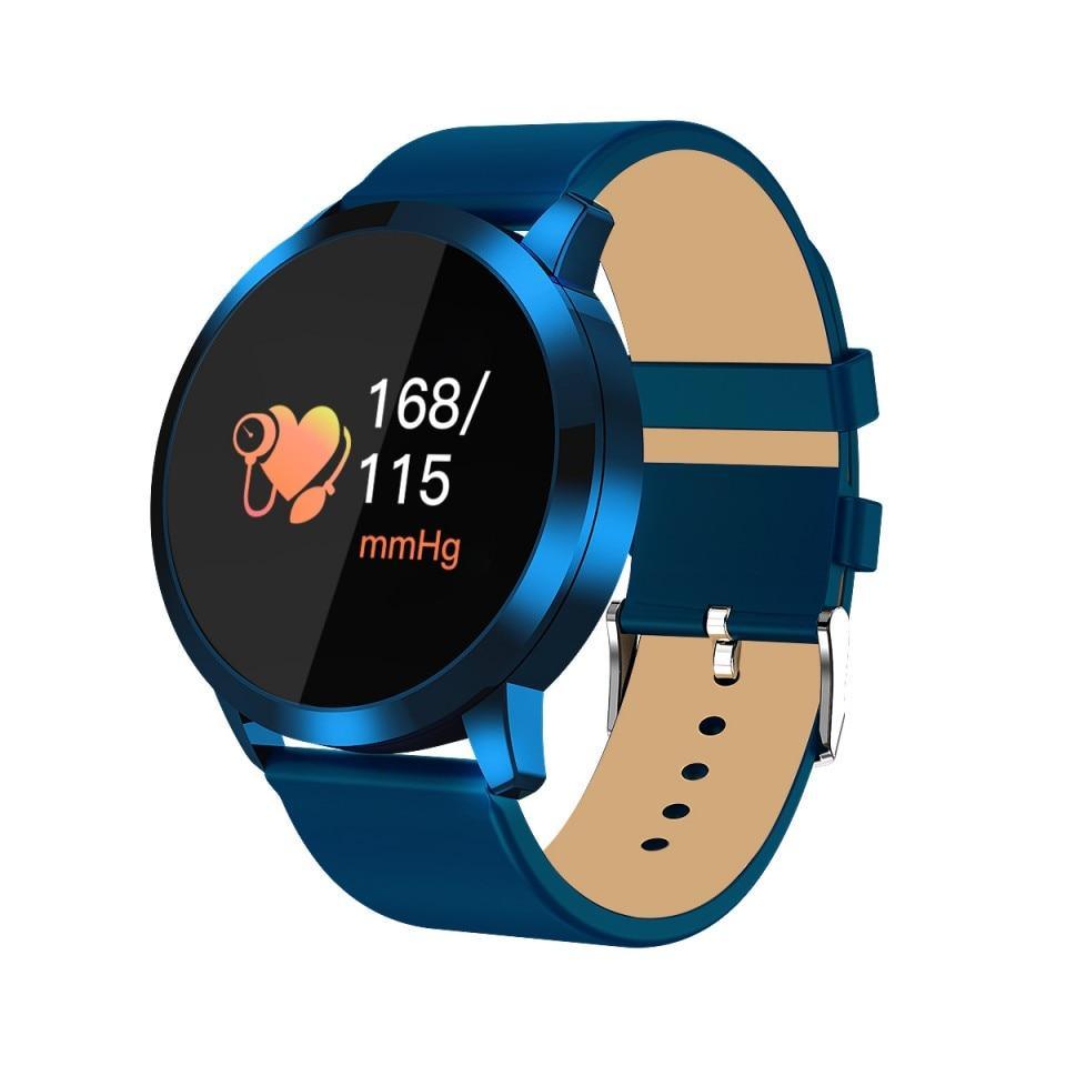 Q8 LED Bluetooth Smart Watch – Stainless Steel Waterproof Fitness Tracker (Unisex)