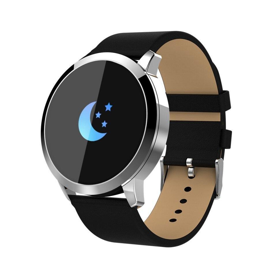 Q8 LED Bluetooth Smart Watch – Stainless Steel Waterproof Fitness Tracker (Unisex)
