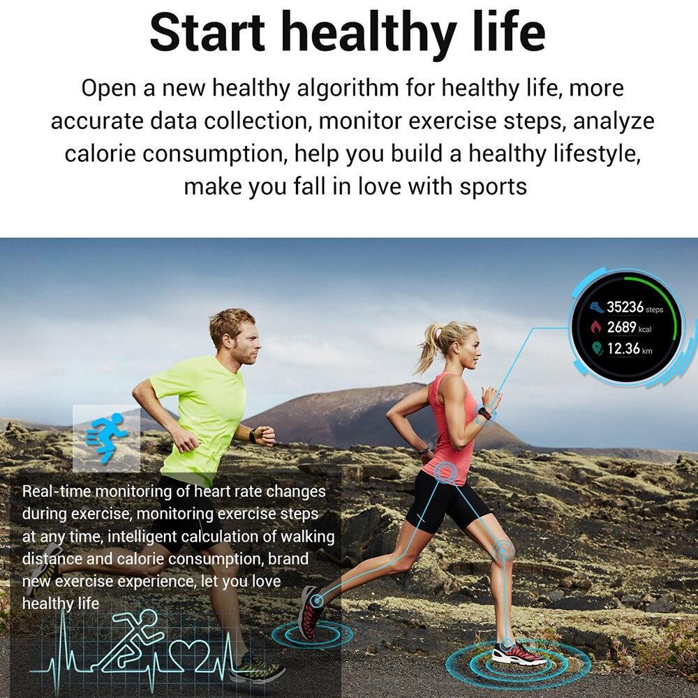 Professional Smart Watch – IP68 Waterproof Fitness Tracker (Android & iOS)