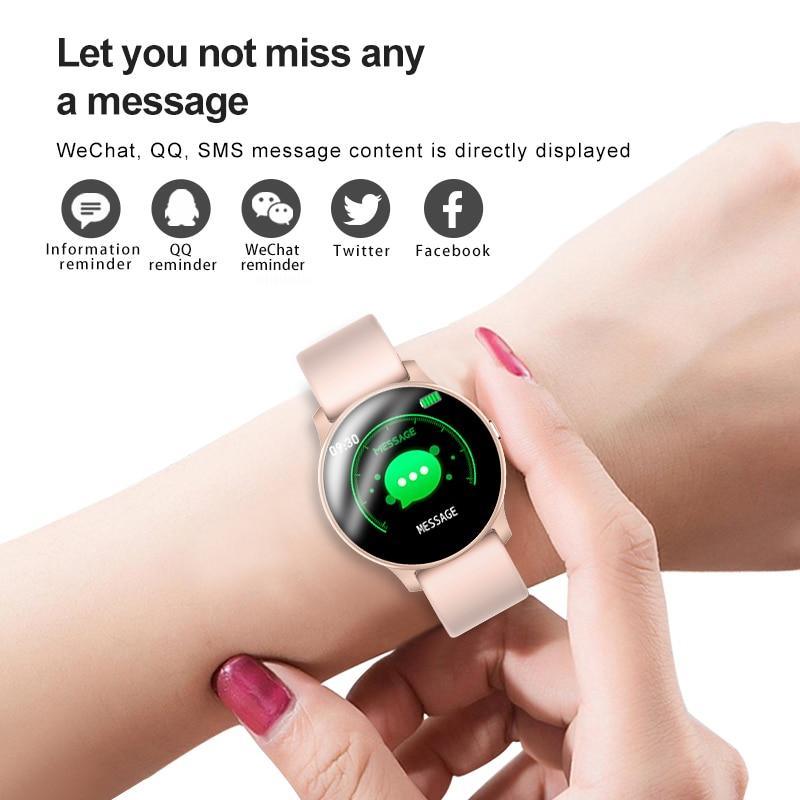 Waterproof Smart Watch for Women – Heart Rate & Fitness Tracker Bracelet