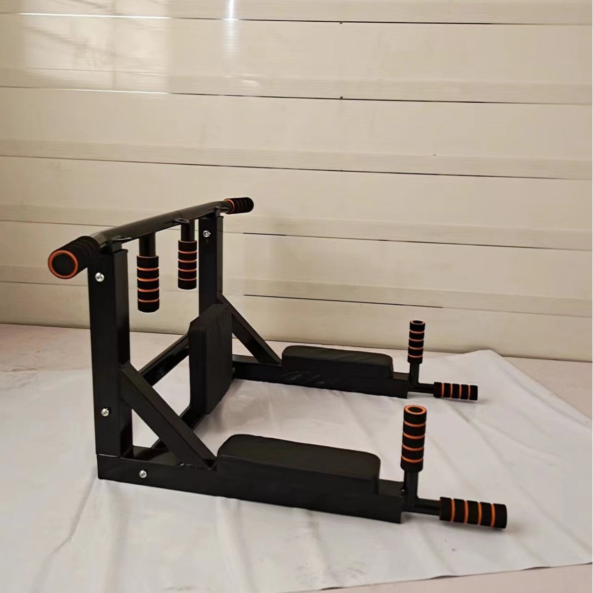 Wall-Mounted Sandbag & Pull-Up Rack – Indoor/Outdoor Fitness Equipment