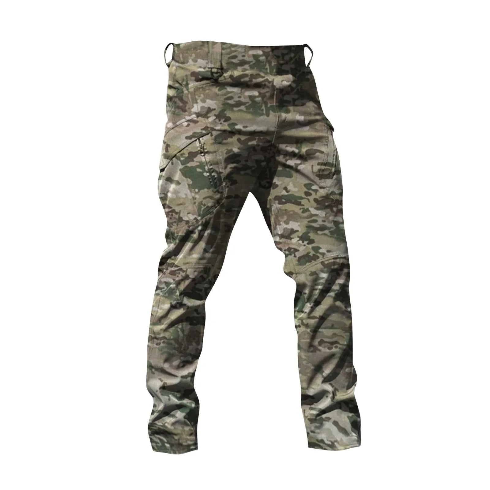 Spring-Autumn Outdoor Stretch Water-Resistant Hiking Trousers Wear-Resistant Desert Camouflage Tactical Military Utility Pants
