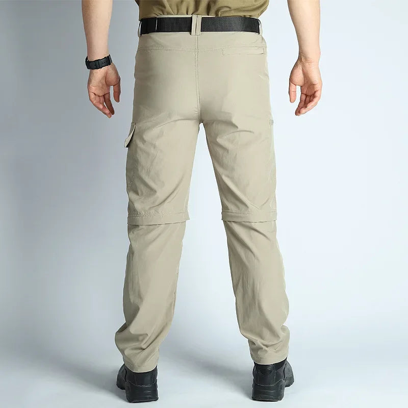 Men’s Convertible Hiking Pants – Lightweight Waterproof Quick-Dry