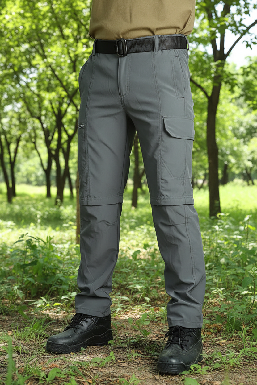 Men’s Convertible Hiking Pants – Lightweight Waterproof Quick-Dry
