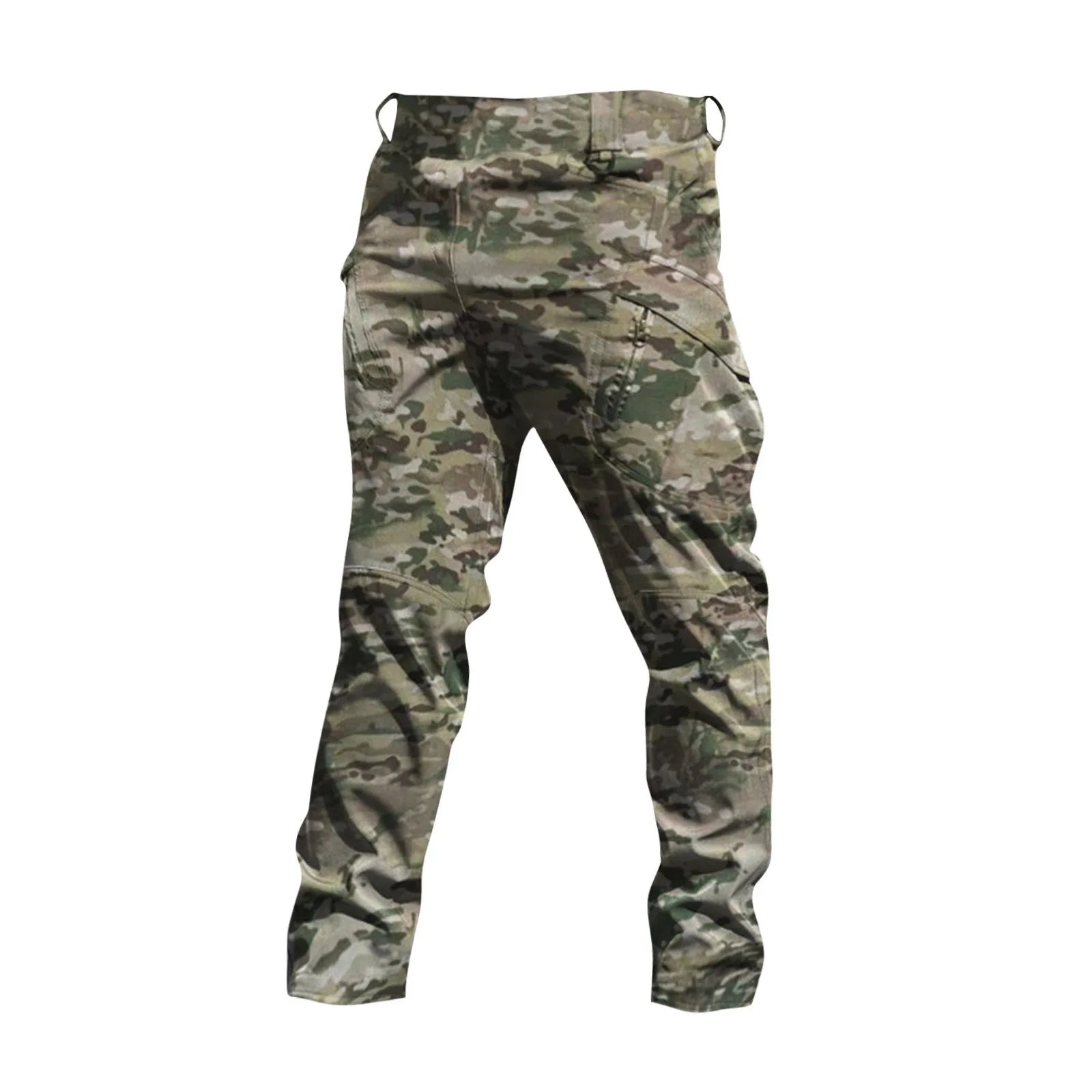 Spring-Autumn Outdoor Stretch Water-Resistant Hiking Trousers Wear-Resistant Desert Camouflage Tactical Military Utility Pants