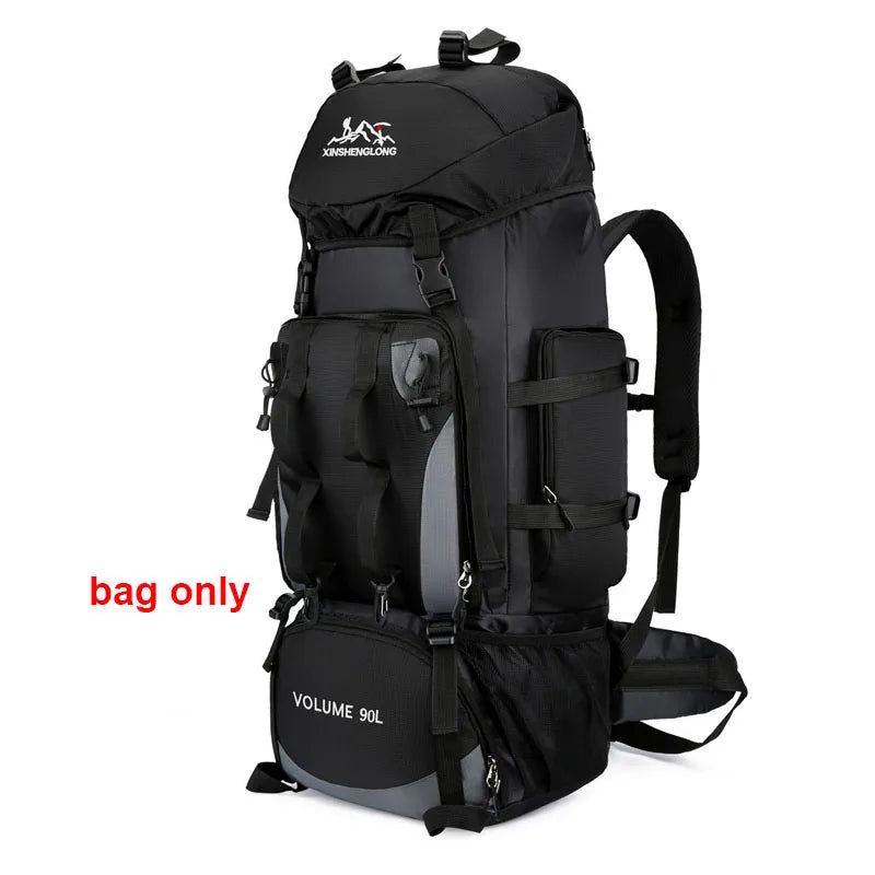 90L Waterproof Hiking Backpack – Large Capacity Trekking Rucksack