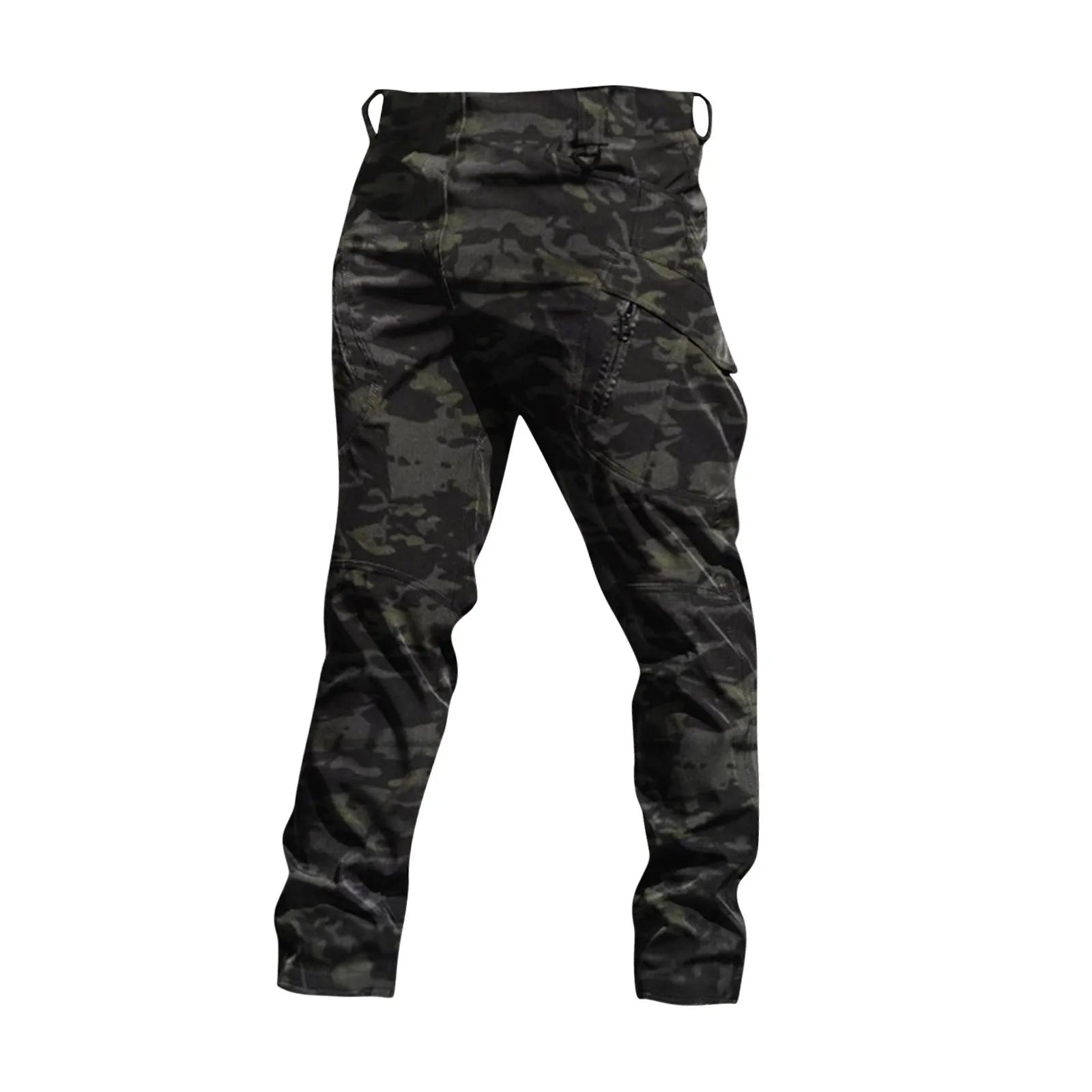 Spring-Autumn Outdoor Stretch Water-Resistant Hiking Trousers Wear-Resistant Desert Camouflage Tactical Military Utility Pants