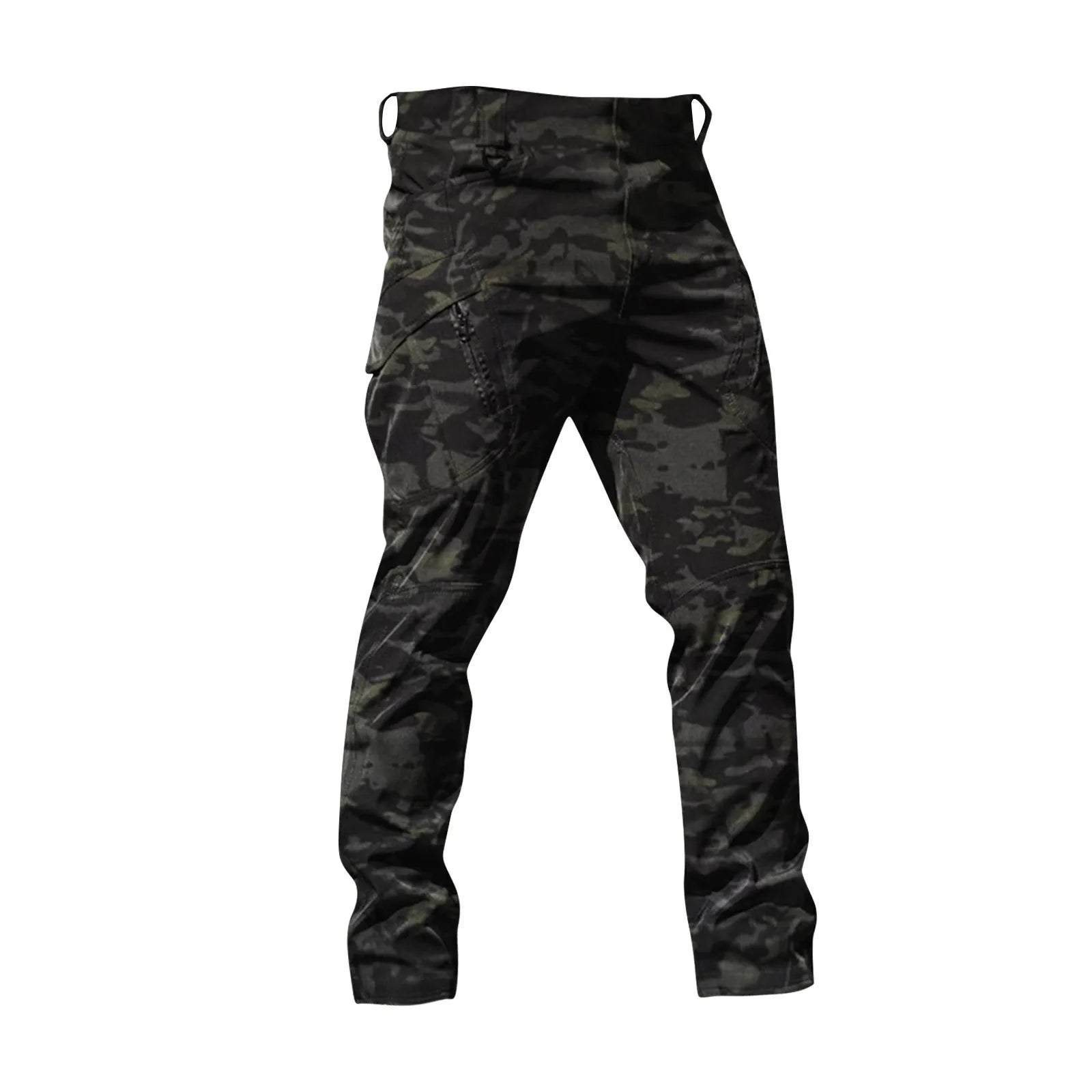 Spring-Autumn Outdoor Stretch Water-Resistant Hiking Trousers Wear-Resistant Desert Camouflage Tactical Military Utility Pants