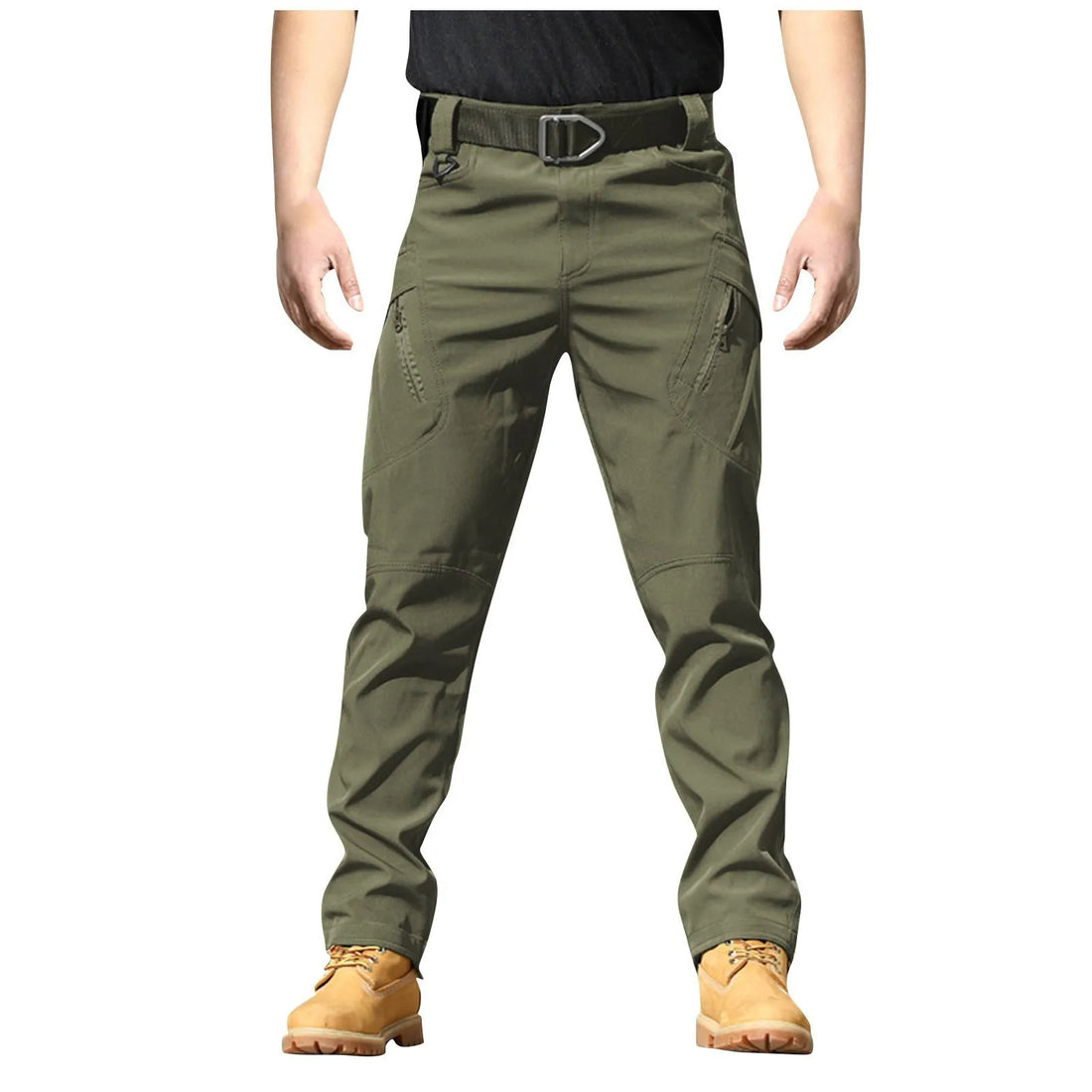 Spring-Autumn Outdoor Stretch Water-Resistant Hiking Trousers Wear-Resistant Desert Camouflage Tactical Military Utility Pants