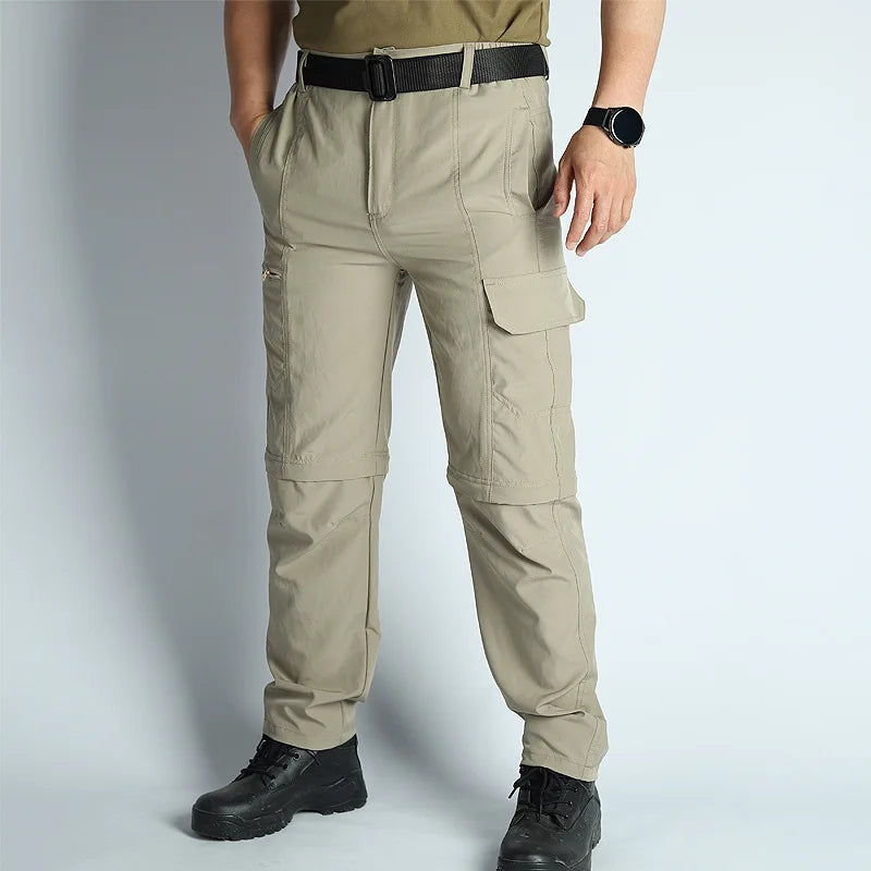 Men’s Convertible Hiking Pants – Lightweight Waterproof Quick-Dry
