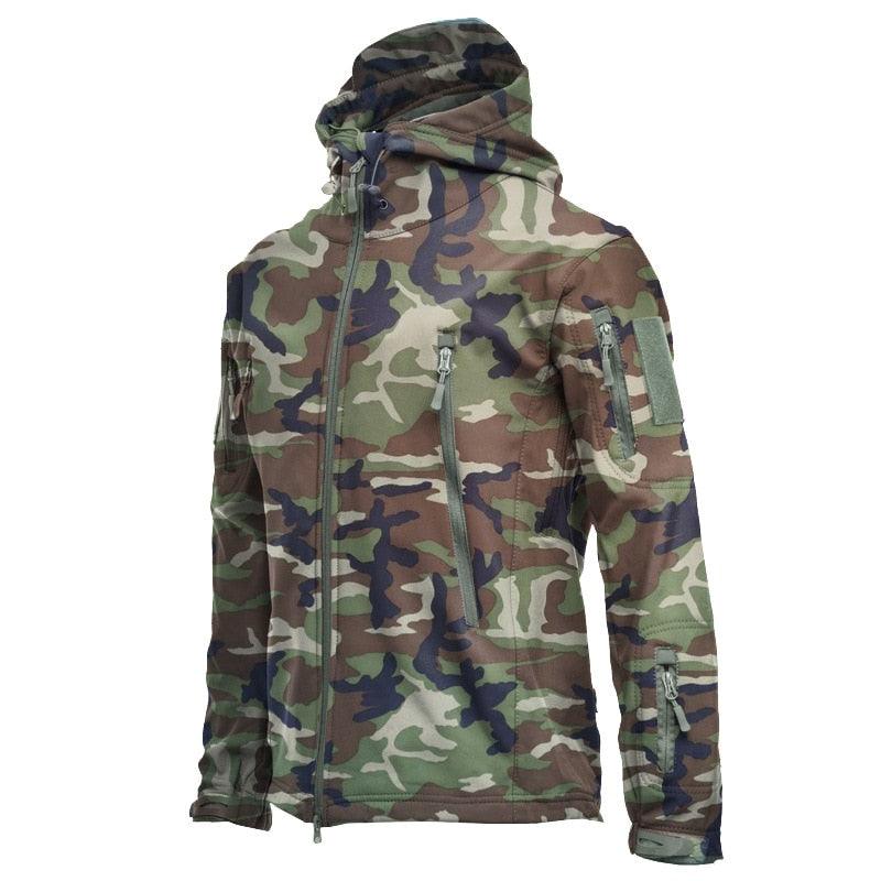 Men’s Camouflage Winter Jacket – Waterproof Windproof Hooded Coat