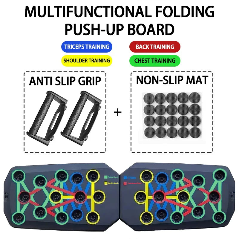 Portable Push-Up Board Set – Foldable Full Body Training Equipment