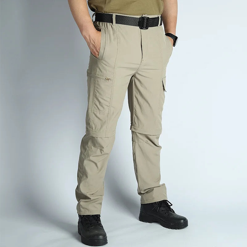 Men’s Convertible Hiking Pants – Lightweight Waterproof Quick-Dry
