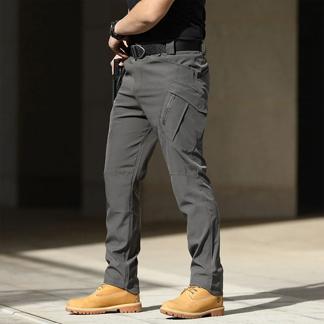 Spring-Autumn Outdoor Stretch Water-Resistant Hiking Trousers Wear-Resistant Desert Camouflage Tactical Military Utility Pants