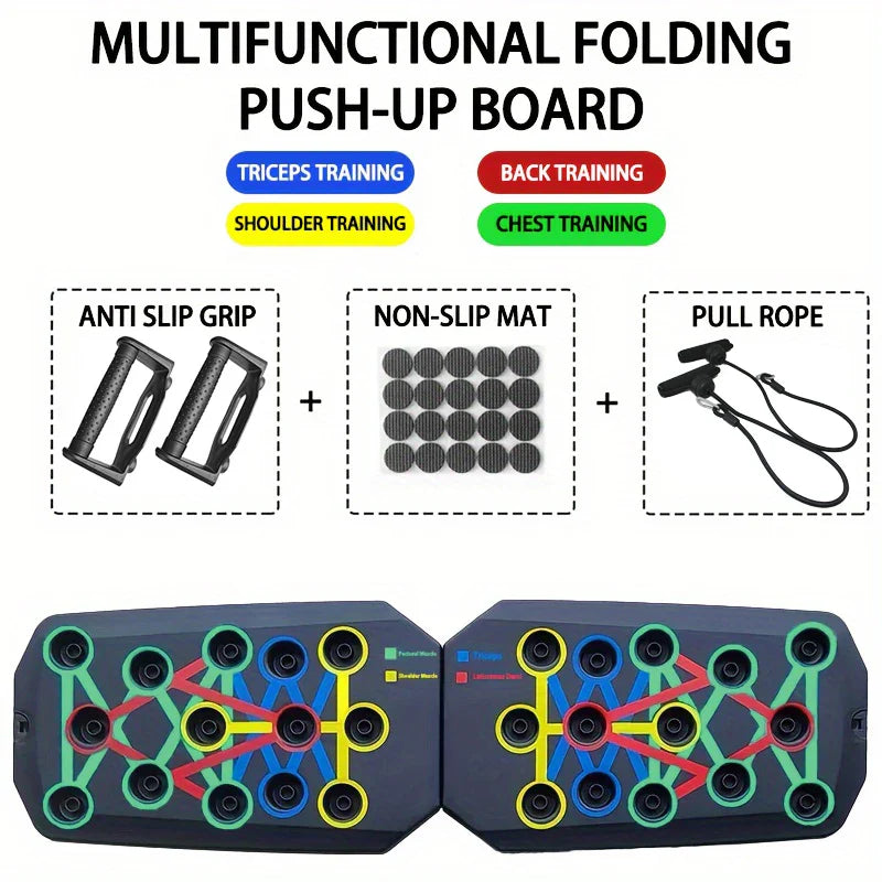 Portable Push-Up Board Set – Foldable Full Body Training Equipment