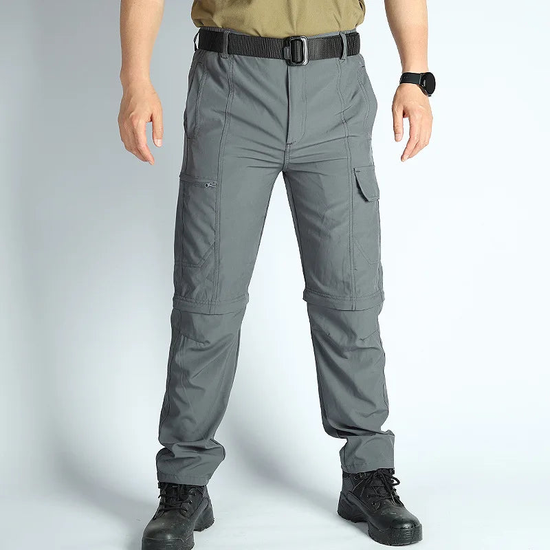 Men’s Convertible Hiking Pants – Lightweight Waterproof Quick-Dry