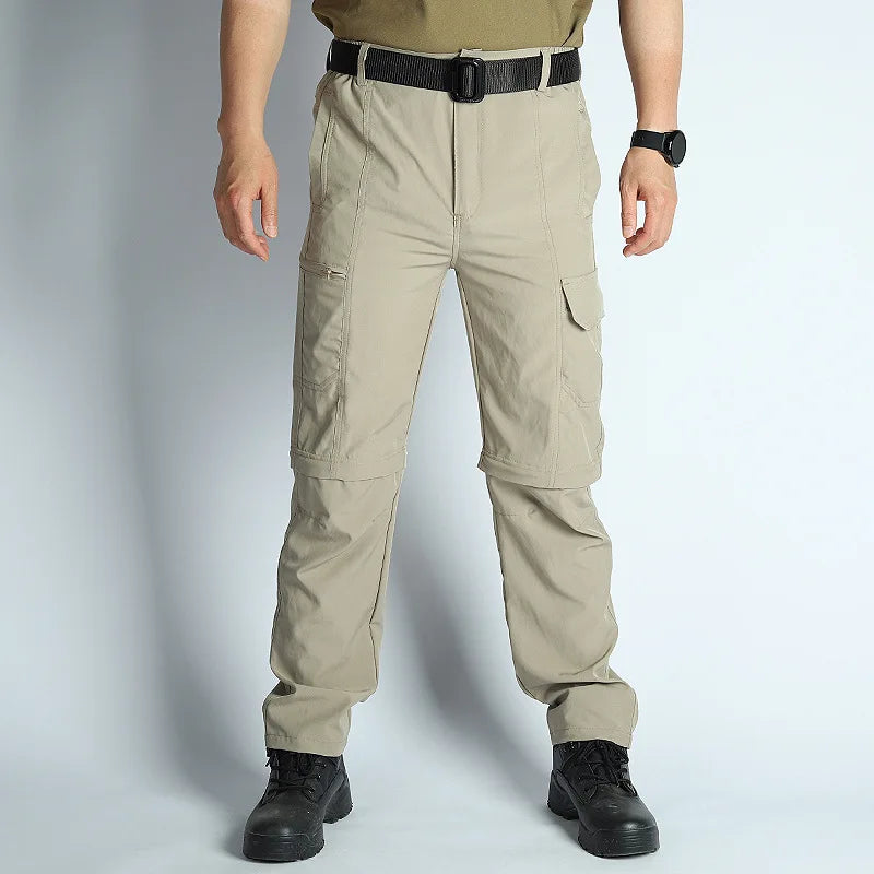 Men’s Convertible Hiking Pants – Lightweight Waterproof Quick-Dry