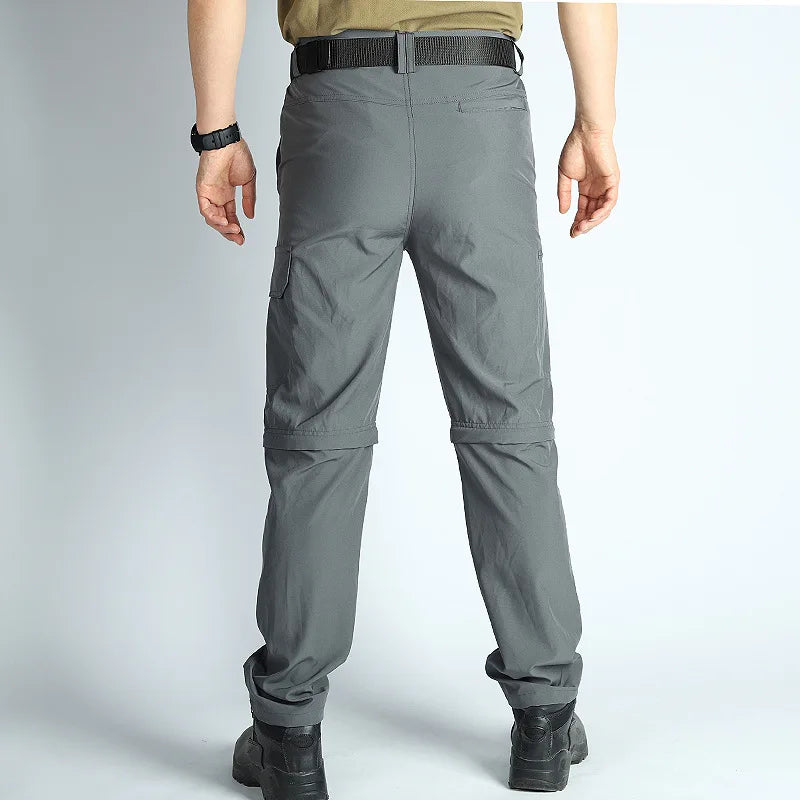 Men’s Convertible Hiking Pants – Lightweight Waterproof Quick-Dry