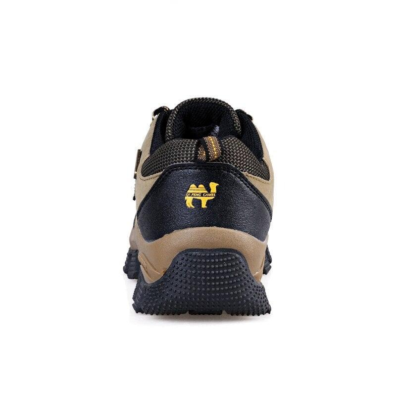 Men’s Brown Hiking Shoes – Waterproof Lightweight Outdoor Sneakers
