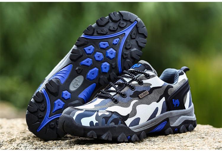 Unisex Mesh Camouflage Outdoor Shoes – Lightweight Non-Slip Walking Sneakers