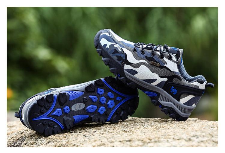Unisex Mesh Camouflage Outdoor Shoes – Lightweight Non-Slip Walking Sneakers