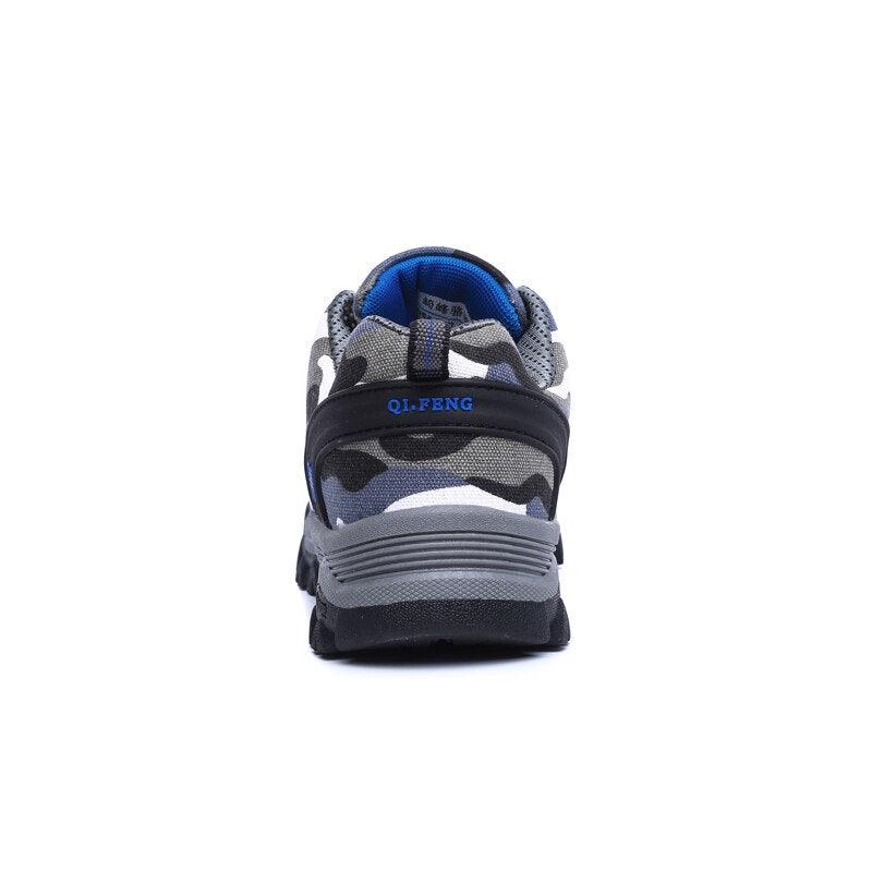 Unisex Mesh Camouflage Outdoor Shoes – Lightweight Non-Slip Walking Sneakers