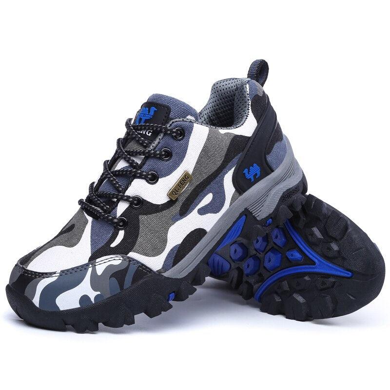 Unisex Mesh Camouflage Outdoor Shoes – Lightweight Non-Slip Walking Sneakers