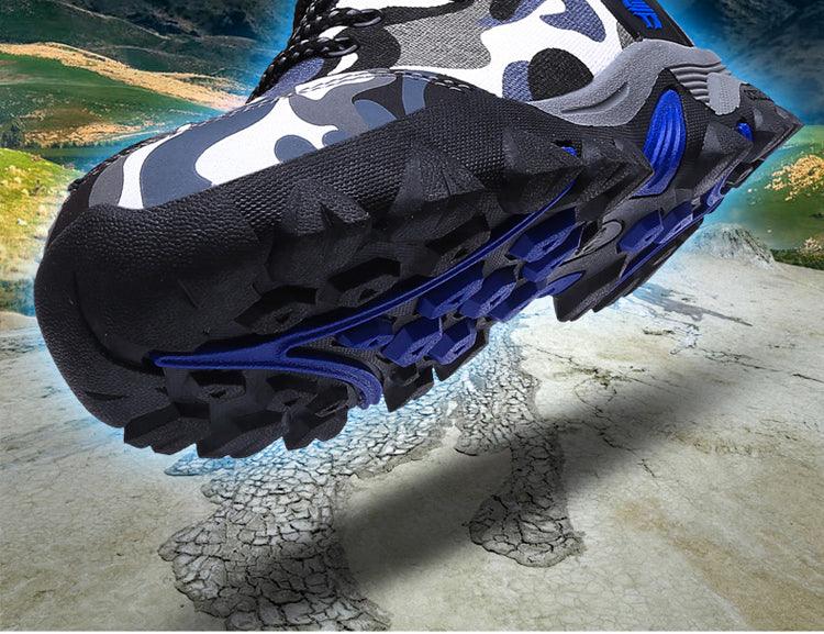 Unisex Mesh Camouflage Outdoor Shoes – Lightweight Non-Slip Walking Sneakers