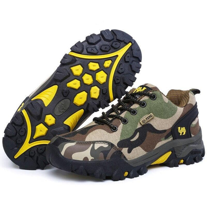 Unisex Mesh Camouflage Outdoor Shoes – Lightweight Non-Slip Walking Sneakers