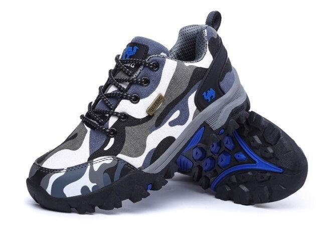 Unisex Mesh Camouflage Outdoor Shoes – Lightweight Non-Slip Walking Sneakers