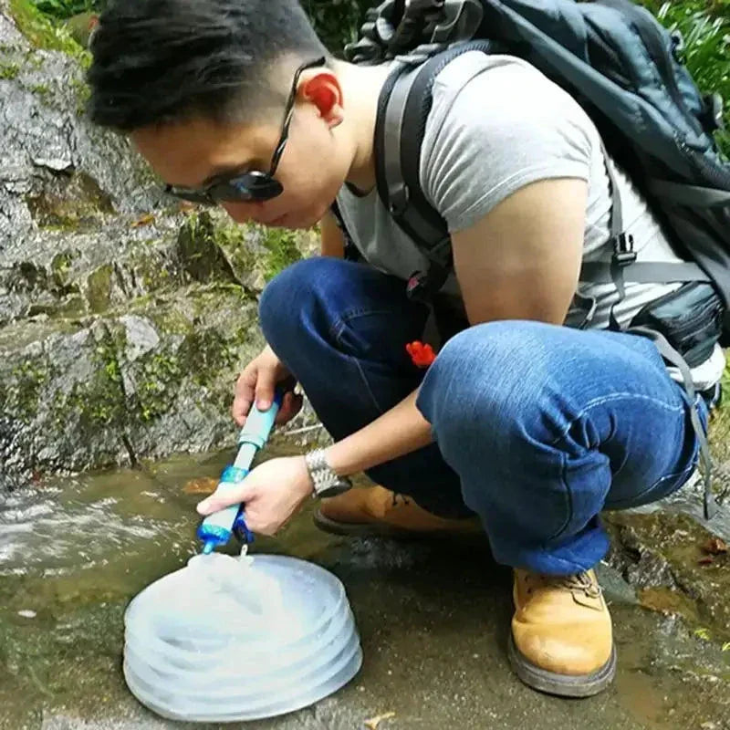 Compact Travel Water Filter – Portable Outdoor Purifier