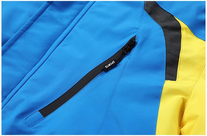 Men’s Winter Ski Jacket – Waterproof Hooded Fleece Outdoor Coat