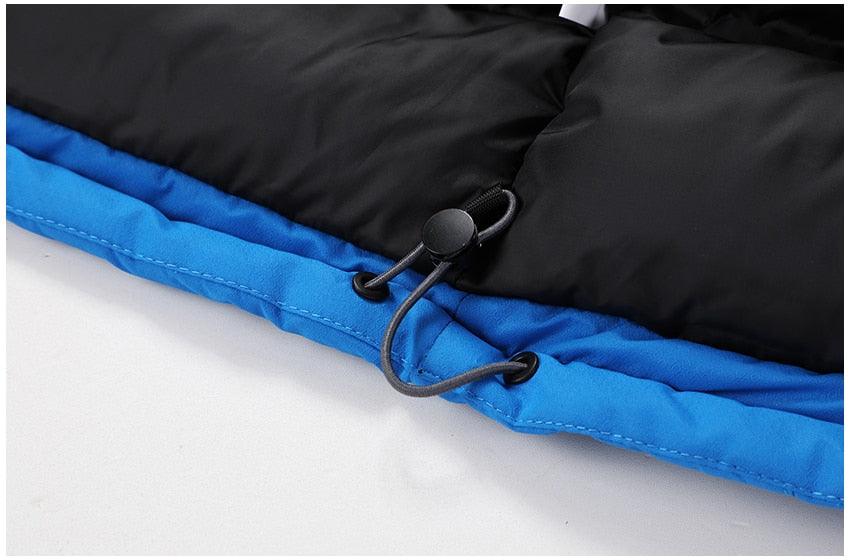 Men’s Winter Ski Jacket – Waterproof Hooded Fleece Outdoor Coat