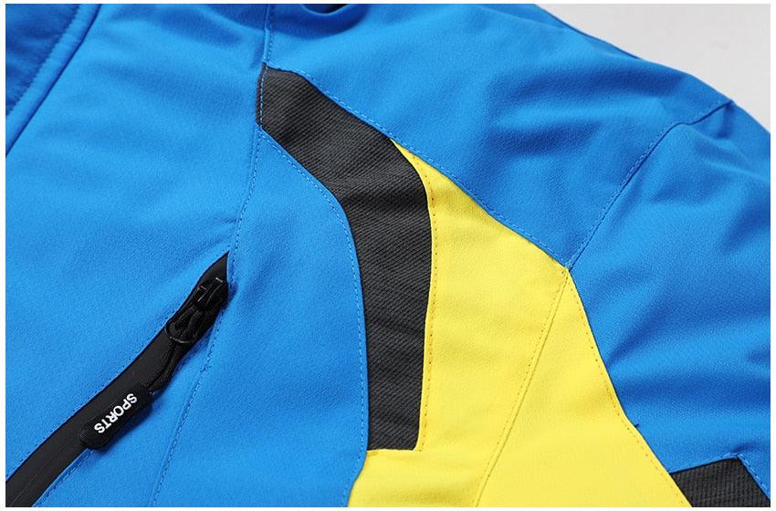 Men’s Winter Ski Jacket – Waterproof Hooded Fleece Outdoor Coat