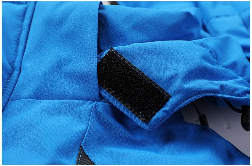 Men’s Winter Ski Jacket – Waterproof Hooded Fleece Outdoor Coat