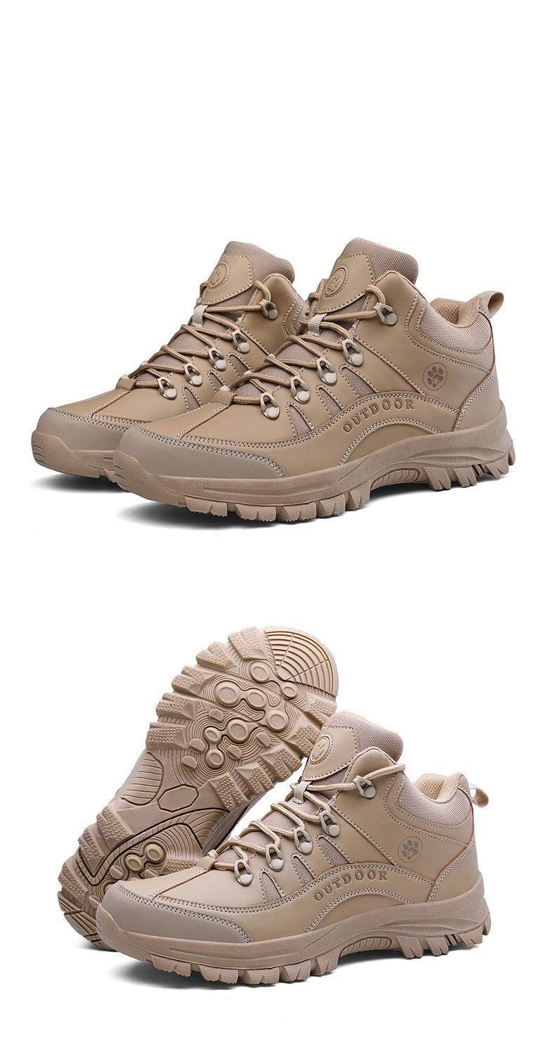 Men’s Waterproof Hiking Boots – Winter Tactical Outdoor Shoes