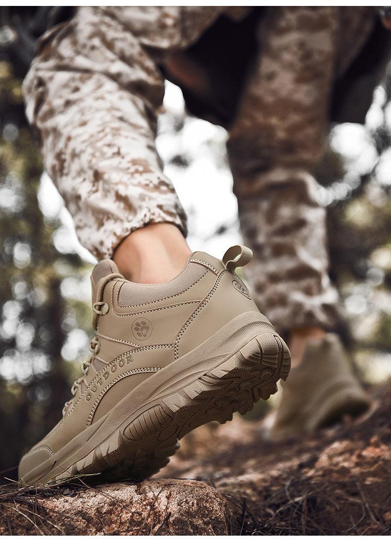 Men’s Waterproof Hiking Boots – Winter Tactical Outdoor Shoes