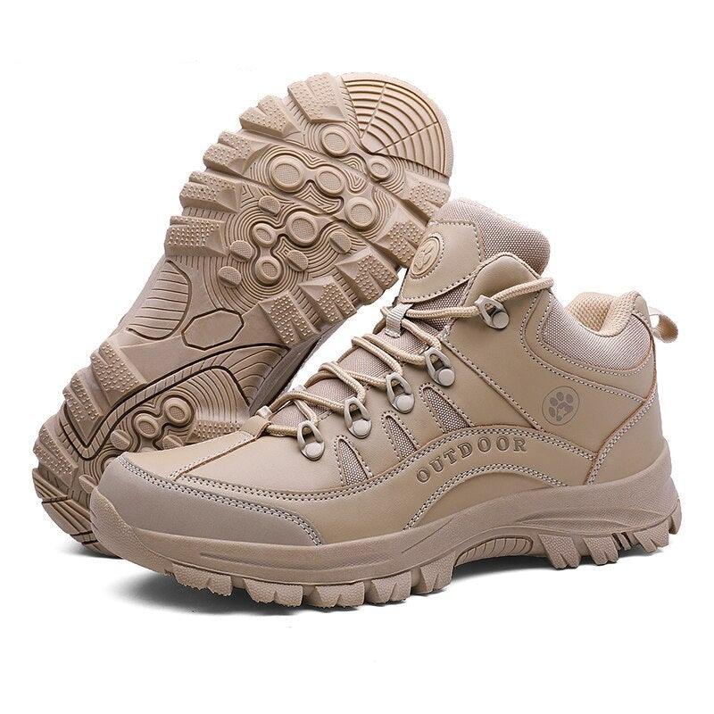 Men’s Waterproof Hiking Boots – Winter Tactical Outdoor Shoes