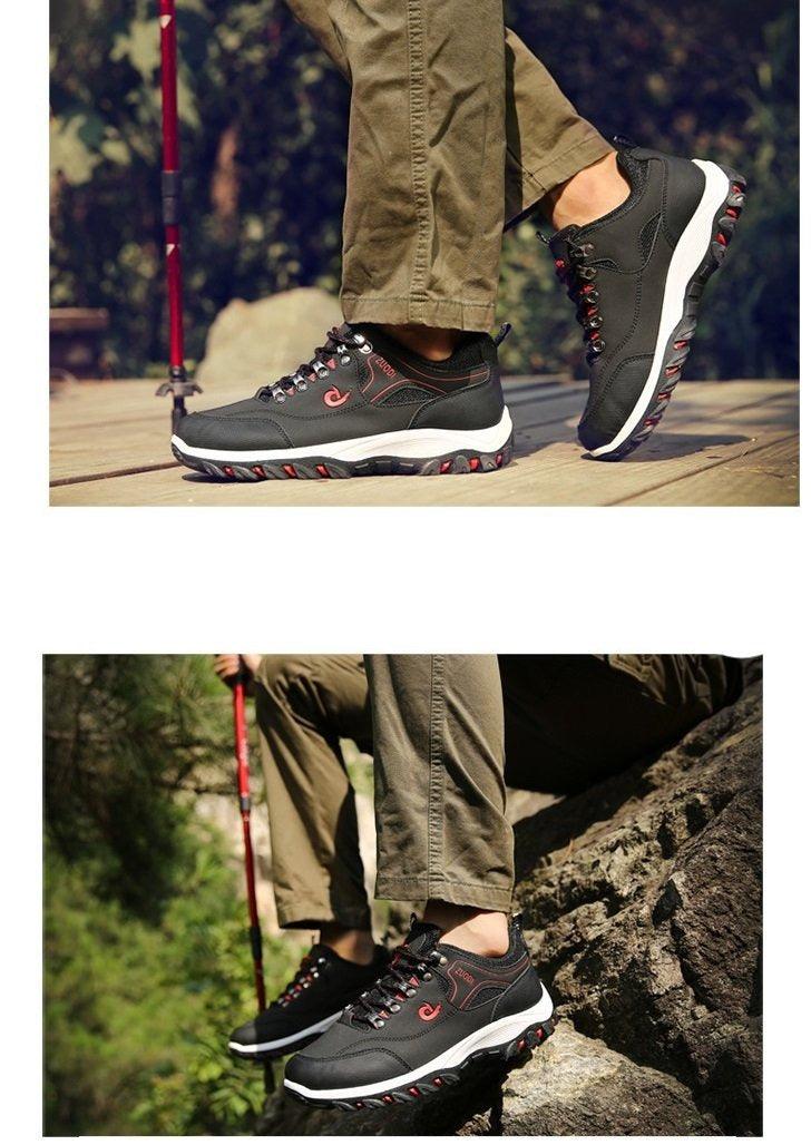 Men’s Low-Top Hiking Shoes – Breathable Non-Slip Outdoor Sneakers